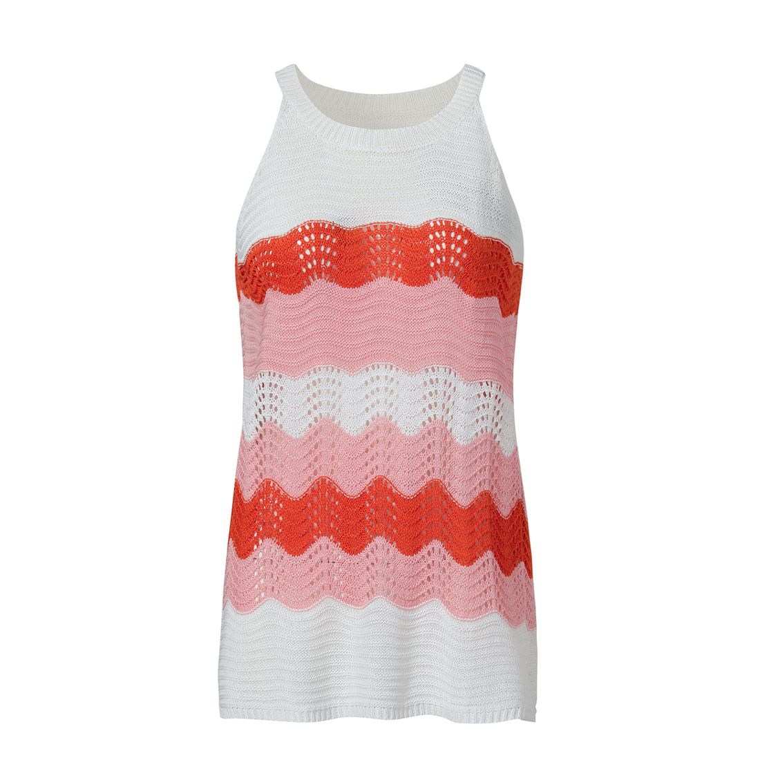 Orange knitted dress product photo — how colour and fit are presented on the page shapes knitwear returns